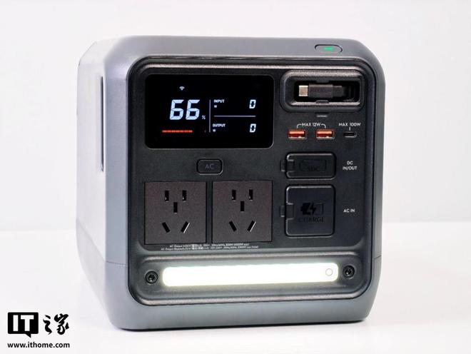 ini户外电源上手：小巧一度电夯级体验瓦力棋牌大疆Power 1000 M(图5)