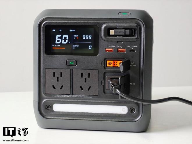 ini户外电源上手：小巧一度电夯级体验瓦力棋牌大疆Power 1000 M(图11)